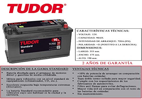 TUDOR TC900 Batería