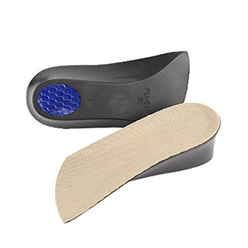 TWDYC 3/4 Longitud Orthotics Plantillas Mejores Plantillas para correctas sobrepronaciones Arcos caídos Pies Planos Plantar Fasciitis Heel Spurs Buión (Color : Beige, Size : 3.5cm)