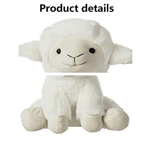 TYUHKA Muñeca de Peluche,Animales Blancos Rellenos,Cordero PÁGINAS Juguete de Peluche de algodón,Peluche Toys Facono Presente,Peluche de Peluche (tamaño : C)