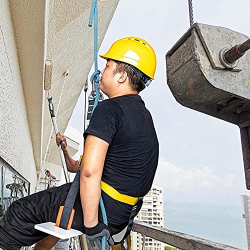 TYX-SS Cinturón Arnés para El Asiento De Escalada, Cuerda Colgante De Engranaje De Seguridad para Protección contra Caídas, Arnés para Trabajo En Altura Rescate contra Incendios