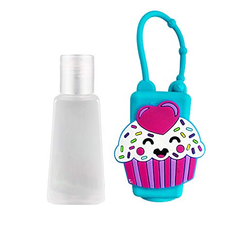 Ulife Mall 6 Piezas Botellas de Viaje Portátiles, 30ml Botellas Vacía Contenedor Rellenable para Desinfectante de Manos, Jabón Líquido, Champús, Loción Accesorios de Viaje para Niños - Fruta