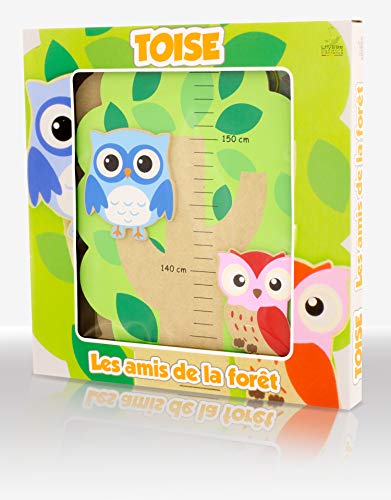 Ulysse Couleurs d'Enfance 22987-Medidor Infantil de Peluche, diseño de Bosque