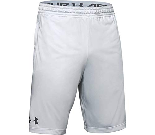 Under Armour Mk1 Wordmark Pantalones Cortos, Hombre, Gris, MD