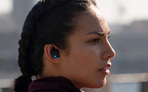 Under Armour Sport Flash X Auriculares intraaurales inalámbricos deportivos resistentes al agua y al sudor IPX7, cancelación de ruido pasiva, hasta 50 horas de reproducción, negro