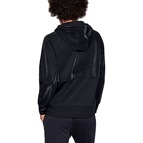 Under Armour Synthetic Fleece FZ Mirage Chaqueta, Mujer, Negro, LG