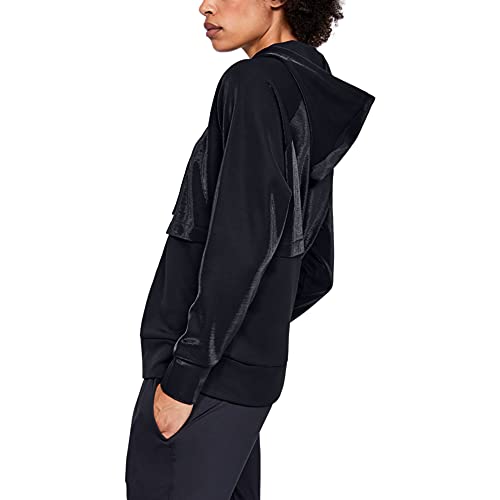 Under Armour Synthetic Fleece FZ Mirage Chaqueta, Mujer, Negro, LG