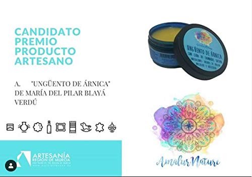 Ungüento de árnica - Dolor e inflamación muscular y articular - 100% natural y artesanal - 100 ml