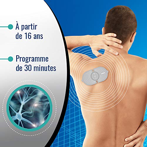 Urgo - Recambios de electroterapia recargables, gel adhesivo, dolor de espalda, pack de 3 recambios