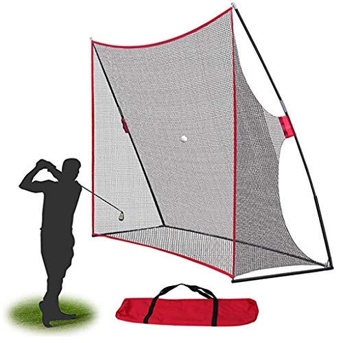 URINGO Red de práctica de Golf 9.8x6.8 Pies Redes de Golf para Golf Campo de práctica Ayuda para Entrenamiento de Golf al Aire Libre en Interiores con Bolsa de Transporte de Destino