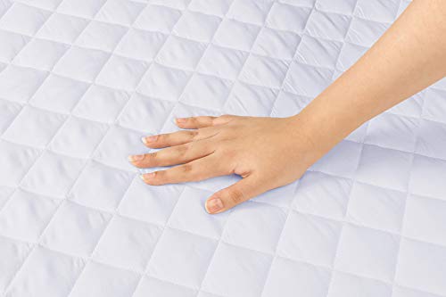 Utopia Bedding Protector de Colchón Impermeable Para Cuna 70 x 132 cm (Juego de 2) - Cubre Colchón Acolchado de Bebé