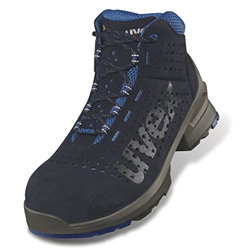 Uvex 1 Bota de Seguridad S1 SRC | Zapato Profesional de Trabajo | Punta Antiaplastamiento de Composite | Azul