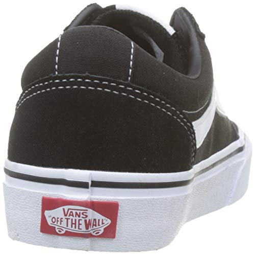 Vans Ward, Zapatillas Mujer, Negro (Suede/Canvas/Black/White Iju), 39 EU