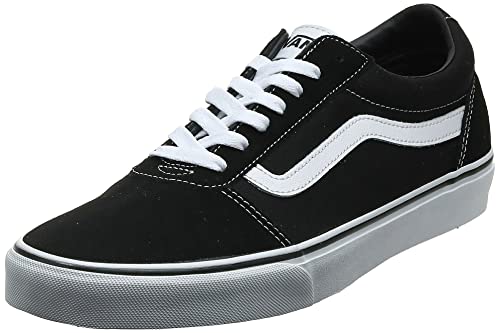 Vans Ward, Zapatillas Mujer, Negro (Suede/Canvas/Black/White Iju), 39 EU