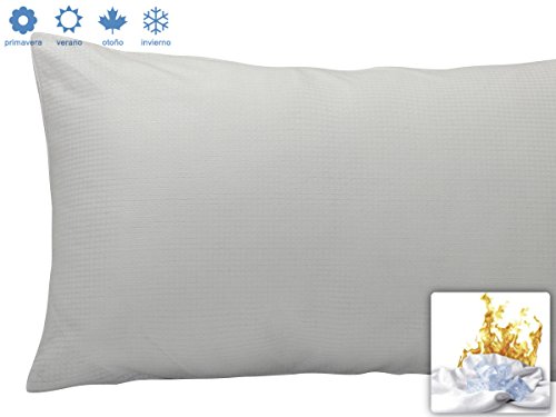 Velfont Funda Almohada Termo-reguladora microclima Constante, ni Demasiado Calor ni Demasiado Frio Todas Las Medidas (70cm)