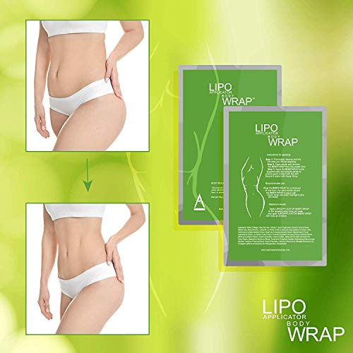 Vendas Reductoras – Vendas Lipo para la Pérdida de Peso – Conjunto de 2 Vendas Corporales para la Celulitis, el Adelgazamiento y las Estrías – Bandas Reductoras para muslos, brazos, piernas y barriga