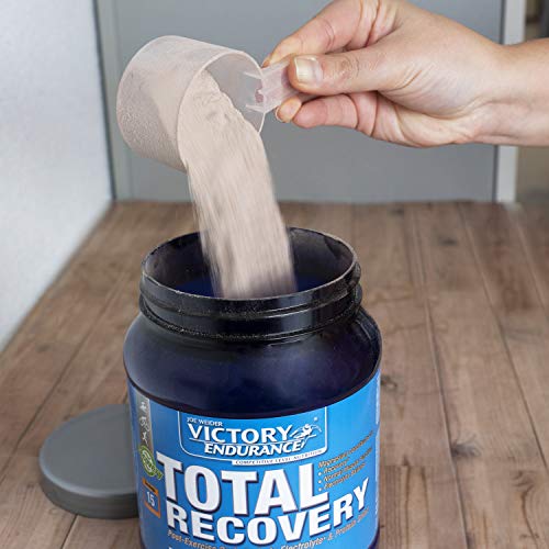 VICTORY ENDURANCE Total Recovery, Maximiza la recuperación después del entrenamiento, Enriquecido con electrolitos y vitaminas, Sabor Sandía (1250 g)