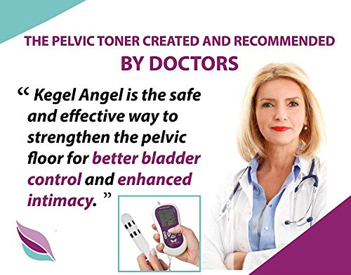 Vital Angel Entrenador Muscular Pélvico Kegel Angel - Fortalecedor del Suelo Pélvico - Ejercitador del Suelo Pélvico Kegel - Mejora el Control de la Vejiga, Incontinencia - Incluye bolsa de almacenaje