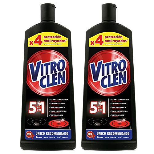 Vitroclen Crema Limpiadora Específico para Placas de Vitrocerámica Regular - 900 ml