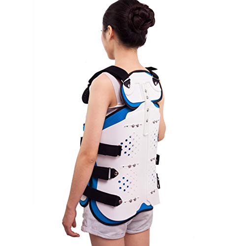 WANGXNCase Órtesis de Columna Lumbar, Soporte para escoliosis Soporte Trasero liviano y Ajustable para cifosis, osteoporosis, escoliosis Leve y Soporte posquirúrgico, jorobado