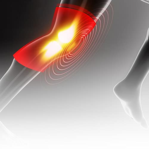 Way bocke Rodillera calentada, Soporte de Rodilla USB electrotérmico, Soporte de Rodilla con Calentamiento de Masaje para piernas Viejas y frías