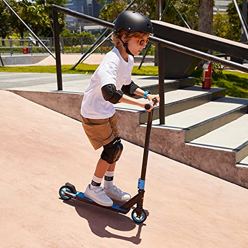 WeSkate Scooter Freestyle Niños y Adultos Patinete Freestyle Giratorio de 360 Grados con Plataforma Antideslizante 85cm 7 Años o más