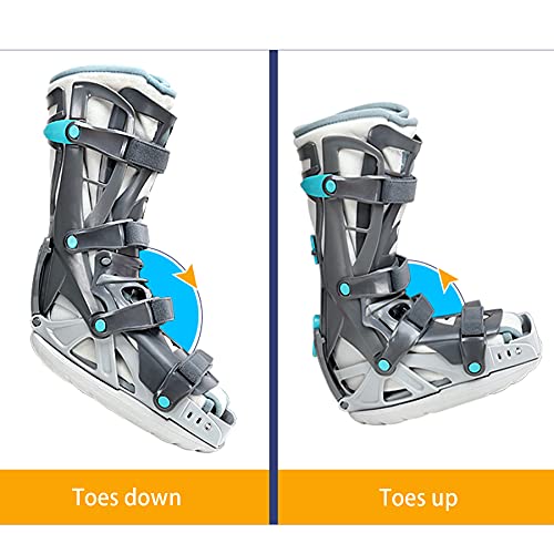 WILLQ Bota Ortopédica para Fracturas Protección Bota Curativa para Dedo del Pie Tobillo Fracturas Esguinces Lesiones por Brace Direct Protección Médica Completa Protección Bota Curativa,Middle