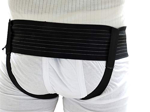 Wonder Care Hernia inguinal soporte braguero de doble inguinal o hernia deportiva con dos extraíbles compresión y correas ajustables en la ingle y cirugía lesiones recuperar doble cara M(32"36")