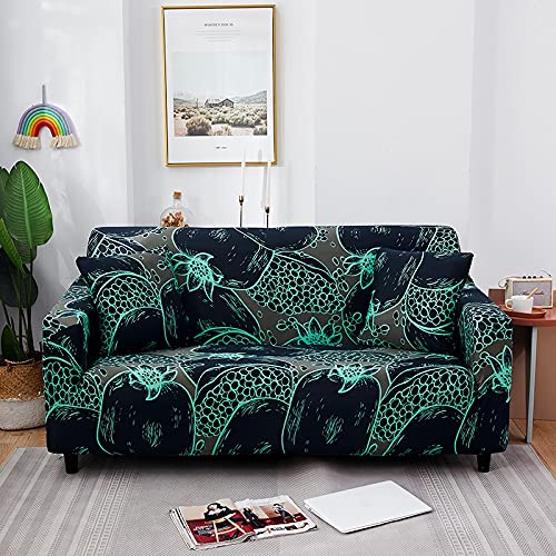 WXQY Chaise Longue, Sala de Estar, impresión, Funda de sofá, Elastano elástico, Todo Incluido, Estilo Moderno, Funda de sofá, Funda de sofá A3, 1 Plaza