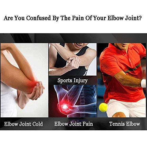 WY-Elbow Coderas para tendinitis - Vendaje neuromuscular, férula para Codo - Alivio para el Dolor del Codo de tenista de Golf - para Hombres y Mujeres