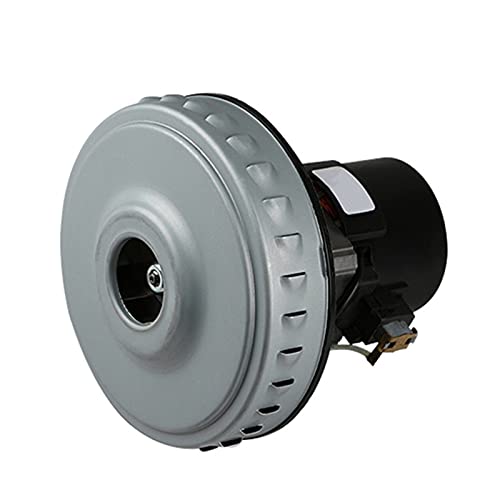 WYJ Componentes 22 0V 1200W Motor de aspiradora Universal Motor de 130 mm de diámetro para Karcher Midea Rowenta Piezas de vacío Motor de Alambre de Cobre Piezas de aspiradora (Color : Black)