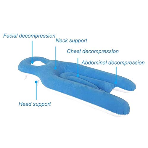 XWSM Almohada Boca Abajo Equipo de recuperación para cirugía de Retina Almohada Facial para Dormir Kit de Masaje de Mesa para Post vitrectomía Post cirugía Ocular Uso Ajustable en Altura