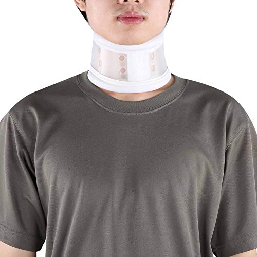 Yissone Collarín Cervical Ajustable Collarín Ajustable Cuello Diseño Separado Transpirable Cómodo Dispositivo de Tracción Del Cuello