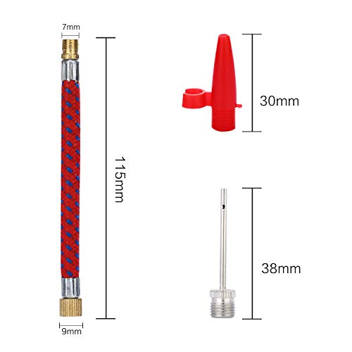 Yizhet 12 x Adaptador de Valvula Bicicleta Válvula Adaptador DV AV SV Válvula Adaptador Presta Schrader Dunlop para Compresor Bomba de Bicicleta Bomba de Pie Balón para Hinchar Bicicletas