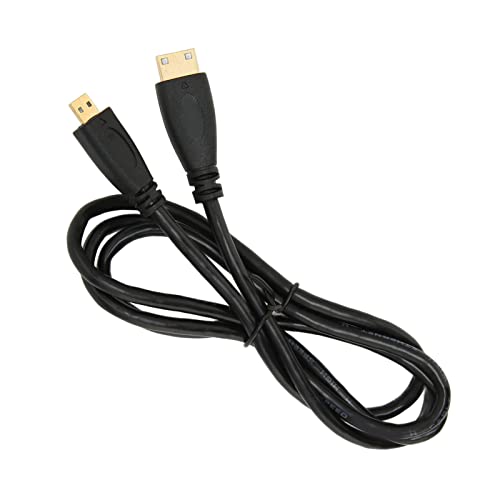 Yoidesu Cable Adaptador Mini a Micro, Cable de Interfaz Portátil Multimedia de Alta Definición Cable Mini Adaptador Ligero de Pequeño Volumen