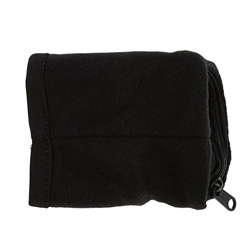 Yosoo Health Gear Estuche para muñeca con Cremallera, Bolsillo para muñequera, Billetera para Correr, Caminar, Baloncesto, Tenis, Senderismo(Negro)