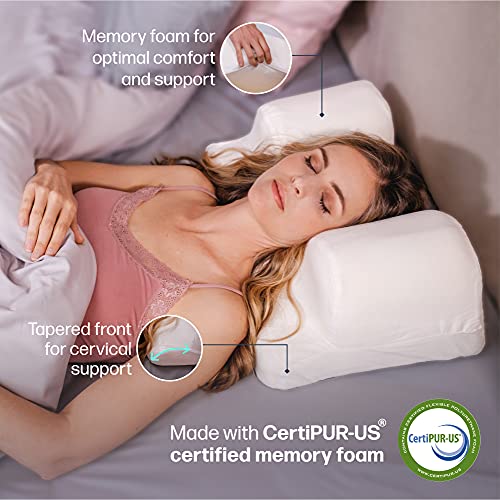 YourFacePillow – Almohada Viscoelástica de Belleza, Almohada Antiarrugas, Antiedad, Tratamiento del Acné, Prevención de Las Arrugas – Almohada para Dormir de Lado y Bocarriba (Estándar)