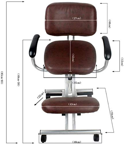 YQTXDS Silla, sillón Mesa de Escritorio Silla de Rodillas Silla de Estudiante Ergonomía Silla de computadora Oficina en casa Flexión Chai (Silla)