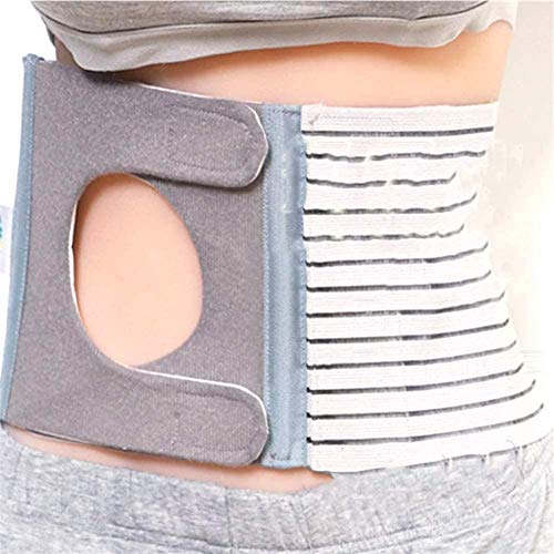 YUXINCAI Cinturón De Soporte De Hernia De Ostomía Postoperatoria Unisex, Orificio En Forma De U Ajustable para Enfermería Posoperatoria Después De La Cirugía De Ileostomía De Colostomía