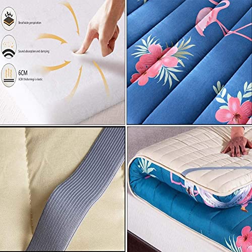 YXIAOL Colchón Rotura O Cama Invitados Cama Japonesa Quiltada Plegable Futón Colchón Cama Tatami Estera Estudiante Dormitorio Habitación VIIPOO,D-1.2 * 2.0m