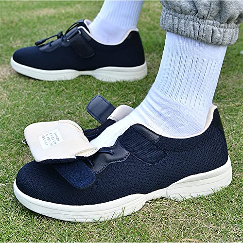 Zapatillas Adulto-Unisex,Cojín para caminar fitness ocio enfermería zapatos ligeros ortopédicos artritis diabetes dolor de talón,blue▁43