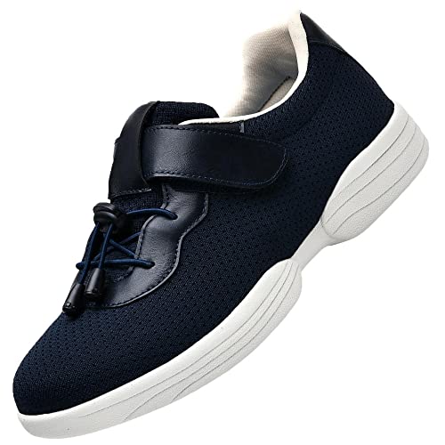 Zapatillas Adulto-Unisex,Cojín para caminar fitness ocio enfermería zapatos ligeros ortopédicos artritis diabetes dolor de talón,blue▁43