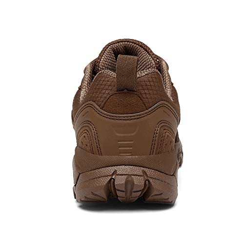 Zapatillas Trekking Hombres Calzado Mujer Senderismo Montaña Deportivas Trail Running Deporte Zapatos Antideslizante Ligeras Respirables Unisex Marrone 43