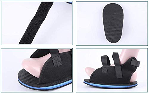 Zapato postoperatorio para Fractura del pie Roto o del pie: Abrazadera ortopédica y Bota médica Ligera para Caminar para la recuperación del Yeso del pie después de la lesión ML-ML Perf