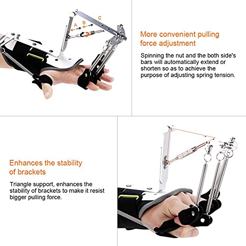 ZFAZF Dedos Ortesis Dispositivo, Dedos Ortesis Dispositivo Tendones Hemiplejía, Dedo Ortesis Muñeca Ejercitador Ortesis Muñeca Mano Izquierda y Derecha