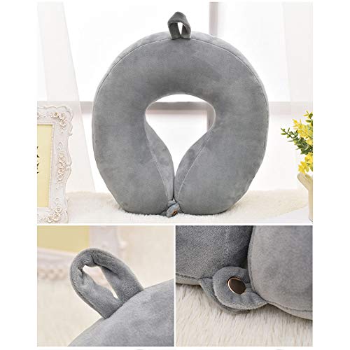 ZJM Volar Almohada, Sólido T-Tipo De Auto Memory Foam La Almuerzo Vértebra Cervical Niños Almohada De Viaje Fit Cuello del Hombro Puede Efectivamente Soporte para El Cuello Almohada Portátil,B