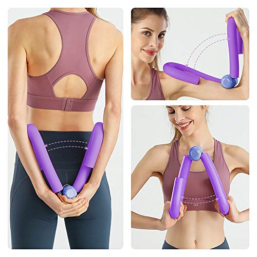 ZoneYan Ejercitador de Muslos, Thigh Toner, Thigh Master, Maestro de Muslos, Ejercitador de Pierna Maestra en Muslo, Stovepipe Clip, Entrenador de Muslos Multifuncional, para Brazo, Trasero, Muslo