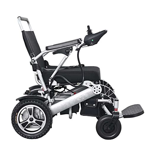 ZQDDBA Silla De Ruedas Eléctrica De Lujo para Adultos, Motor De Potencia Máxima De 500 W, Diseño Ultraligero, Plegable, Compacto Y Portátil, Solución Móvil Ideal para Viajes Y Uso Todo Terreno