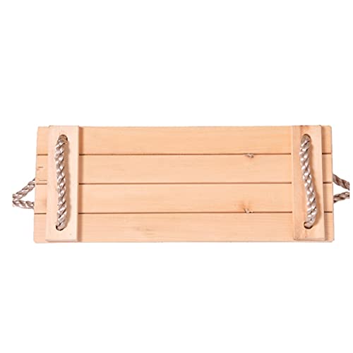 ZSP Columpios de madera para colgar columpios de árbol de madera, asiento para adultos y niños, jardín, patio, uso interior y exterior (tamaño: 40 x 16,2 x 1,2 cm)