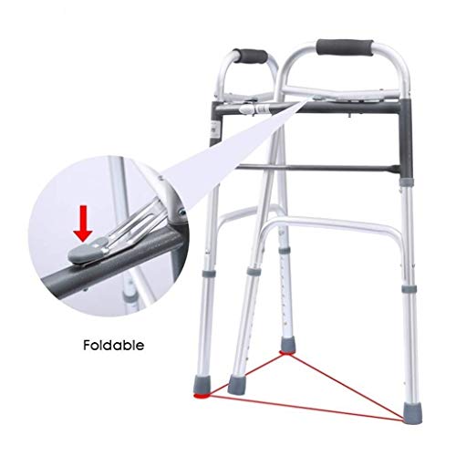 ZWJ- Andador Ancianos Walker-Subir Y Bajar Escaleras Walker De Aluminio Ligero De Movilidad Ajustable Ayuda For Caminar-retráctil De Cuatro Puntas De Caña