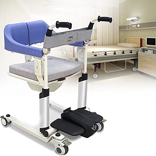 ZWJABYY Elevador De Pacientes EléCtrico,Silla De Ducha con Ruedas,Elevador para Silla De Ruedas,con Reposabrazos Plegables,Soporta 140Kg/308 LB,para MinusváLidos,Personas Mayores,FáCil De Usar.